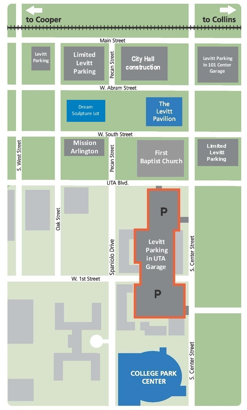 Concerts Directions & Parking Arlington TX Levitt Pavilion